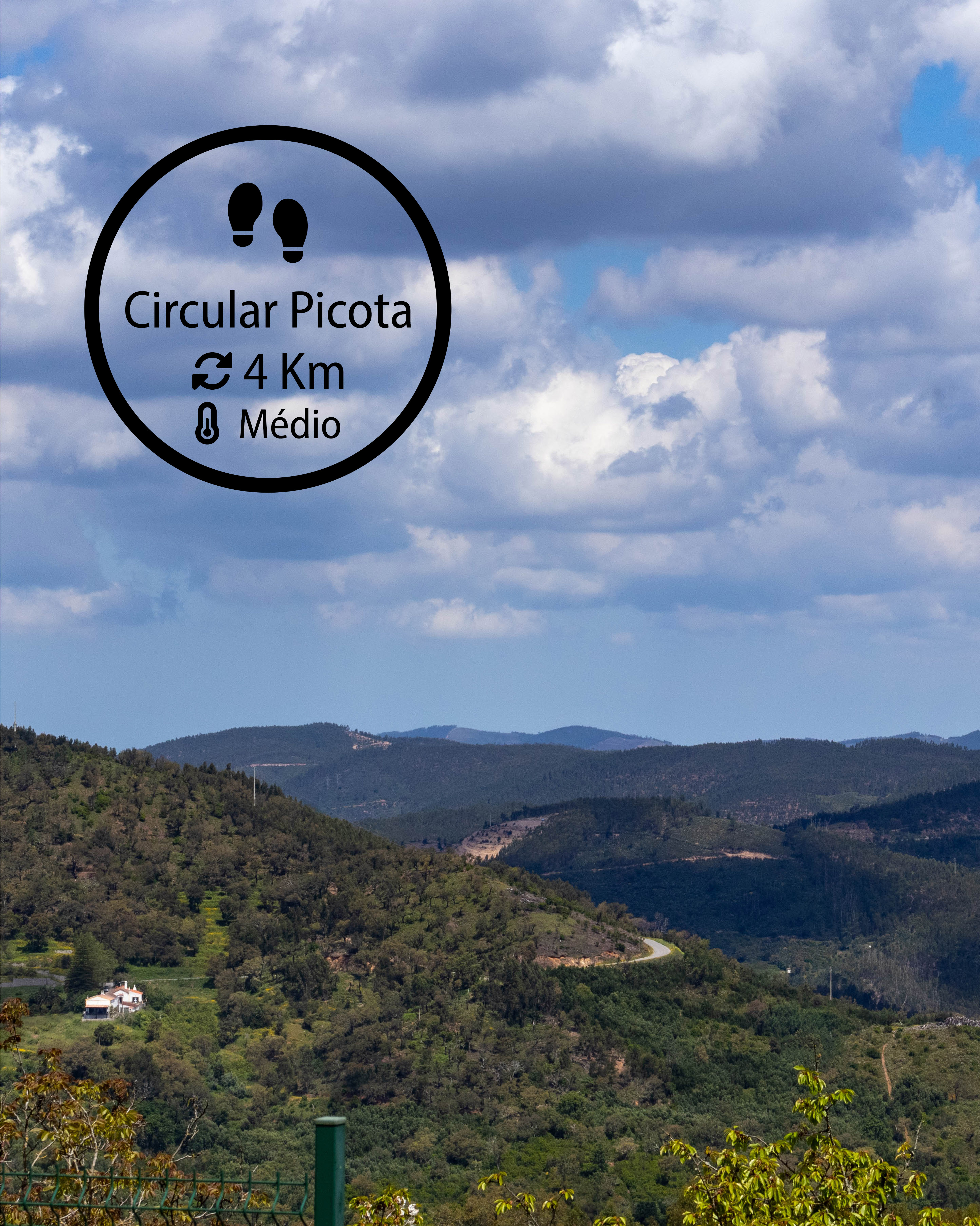 Vista do serro da Picota